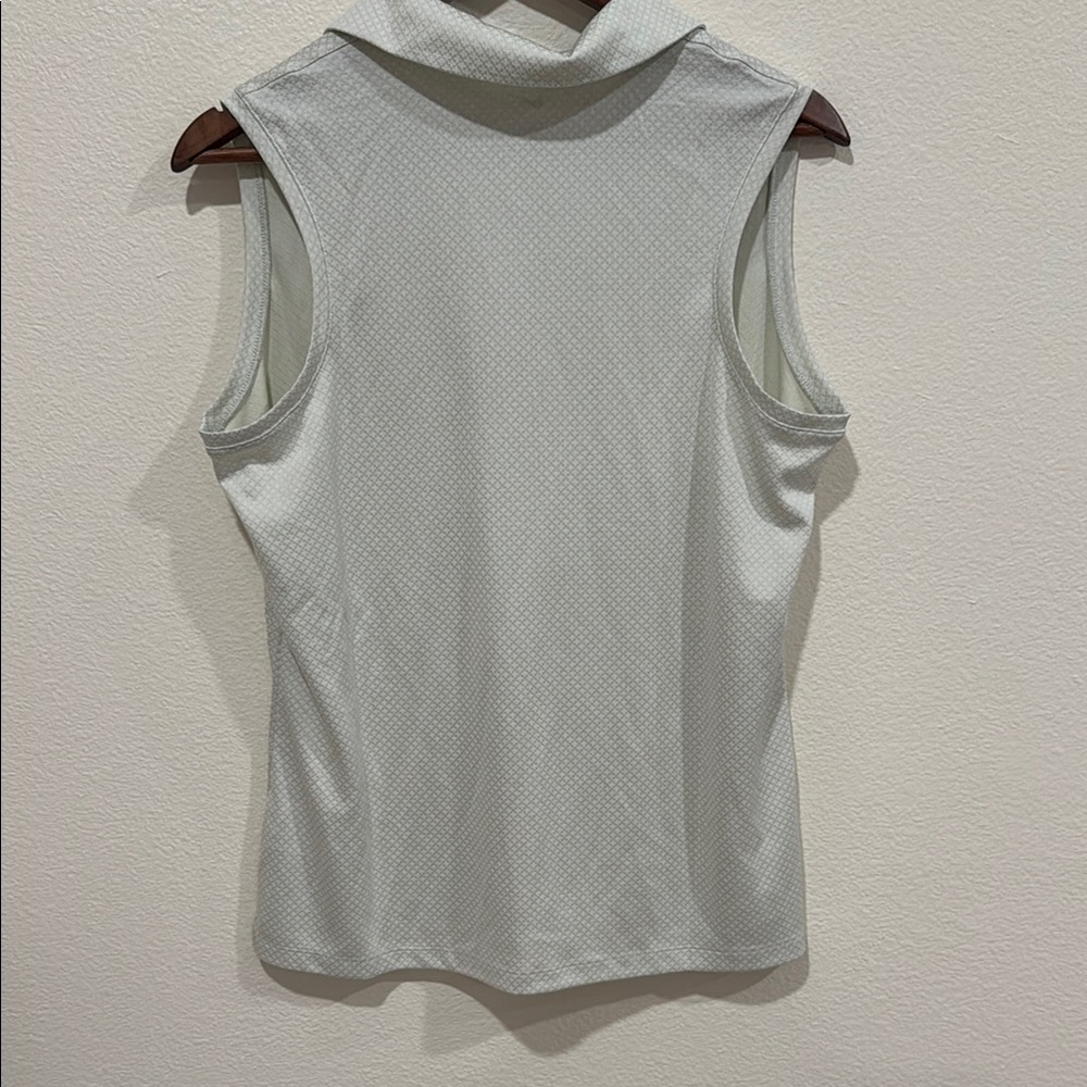 Nike mint and cream Fitted Polo Tank Top, nwot - Picture 4 of 5